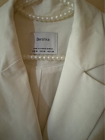 m Beden Bershka ceket elbise
