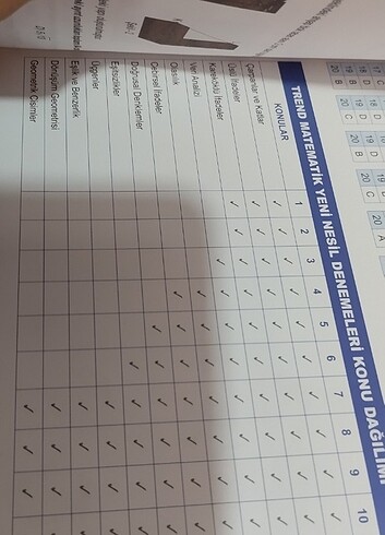  8 sınıf matematik denemesi