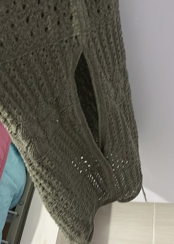 Bohem Tarz Uzun Triko Elbise - Görsel 2