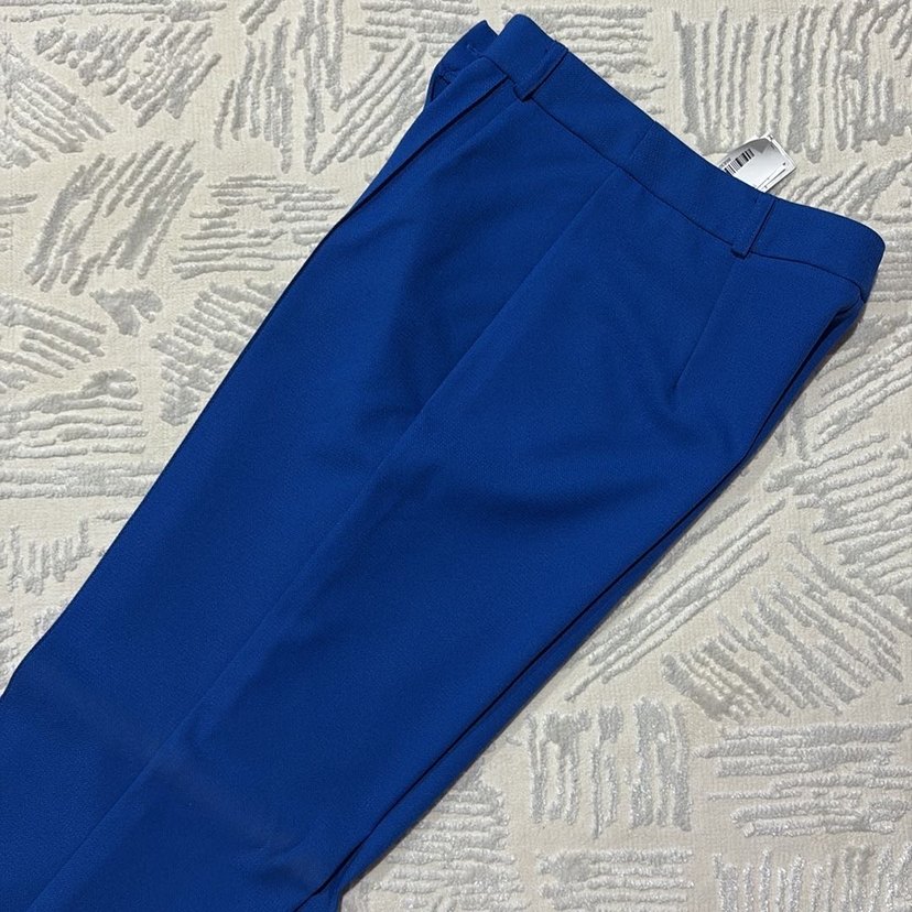 Mavi Pilili Kadın Kumaş Pantolon - Görsel 2