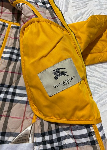 Burberry hardal sarı ceket - Görsel 6