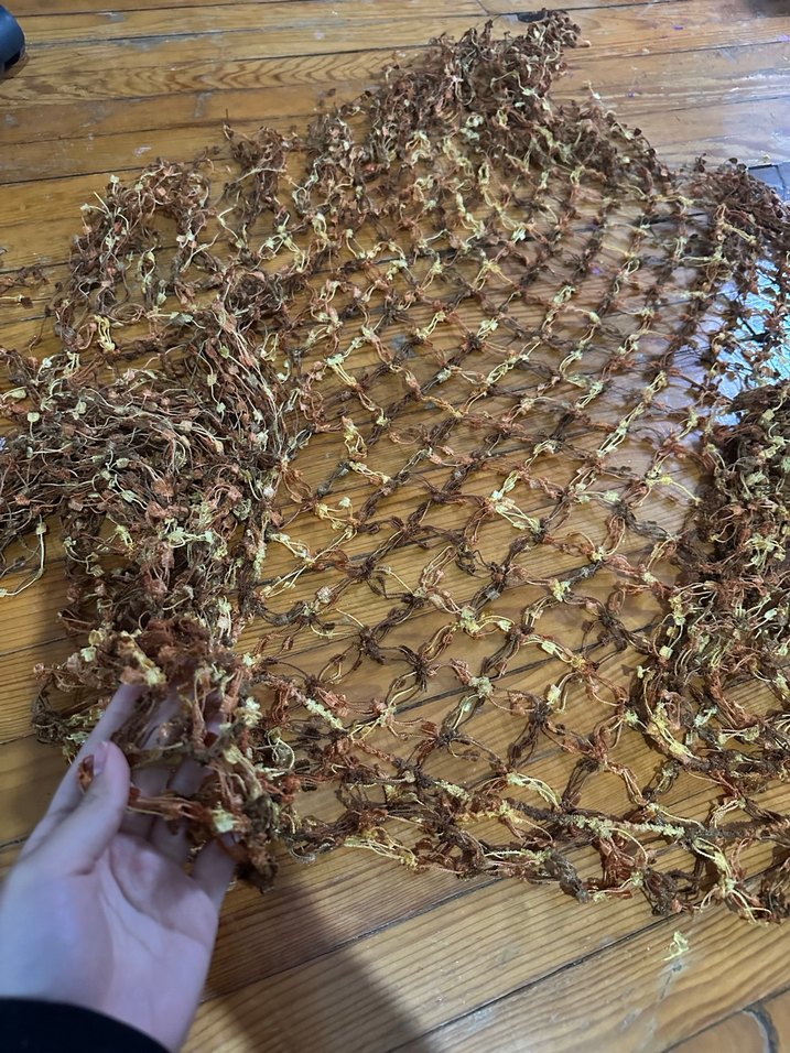 Parlak Bej Bohem Tarzı şal - Görsel 2