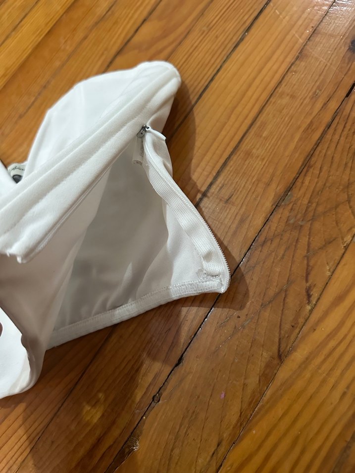 Beyaz Straplez Mini Büstiyer - Görsel 3