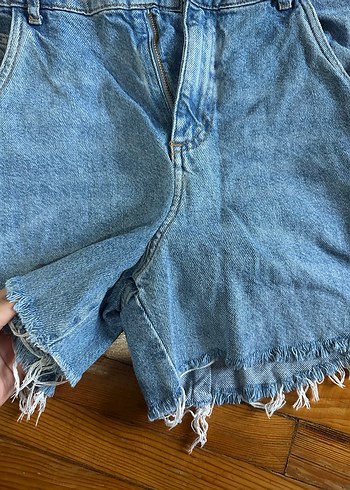 Kadın Mini Denim Şort - Görsel 3