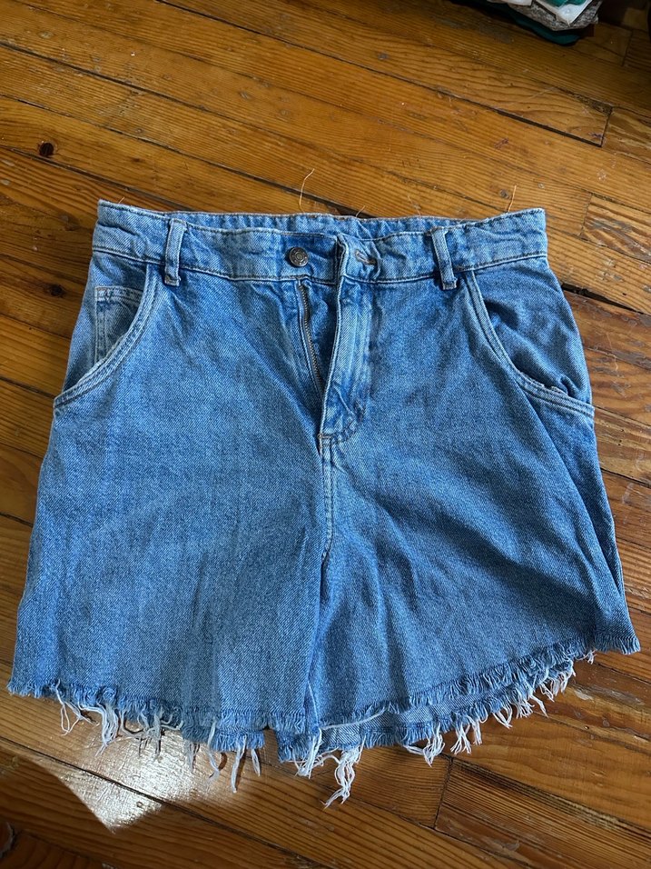 Kadın Mini Denim Şort - Görsel 2