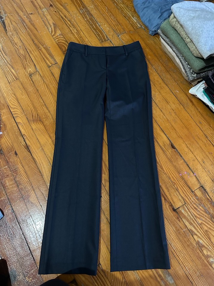 Lacivert Kadın Kumaş Pantolon - Görsel 2