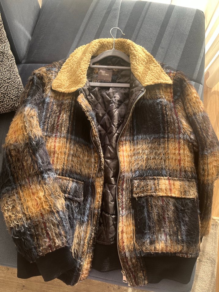 Kahverengi Yün Erkek  Ceket - Görsel 3