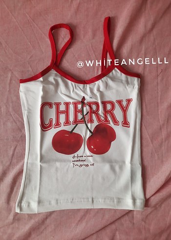s Beden Y2k fairycore askılı crop tshirt