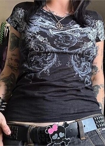Y2k fairycore grunge gotik tshirt 