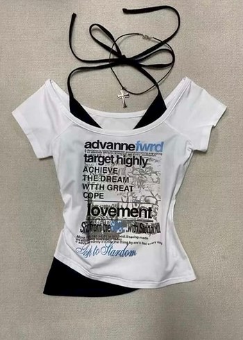 s Beden çeşitli Renk y2k fairycore grunge gotik crop bluz