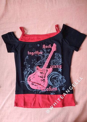 s Beden Y2K FAİRYCORE GRUNGE GOTH BLUZ