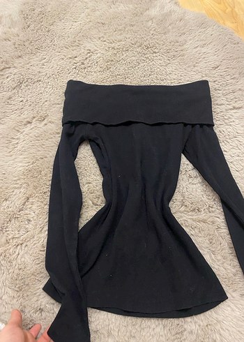 Siyah Kadın Madonna yaka - Görsel 2