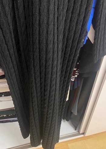 Kadın Gri Uzun Kollu Boğazlı Triko Kazak - Görsel 2