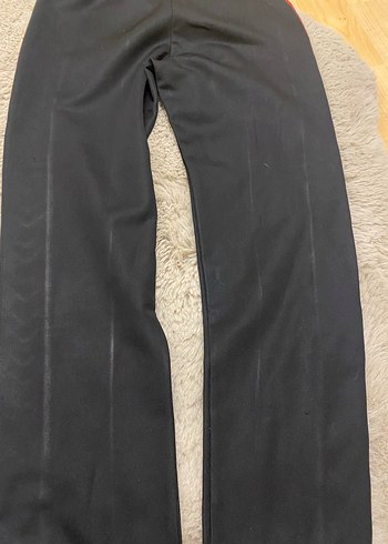 Kırmızı Şeritli Siyah Kadın Eşofman Altı - Görsel 3