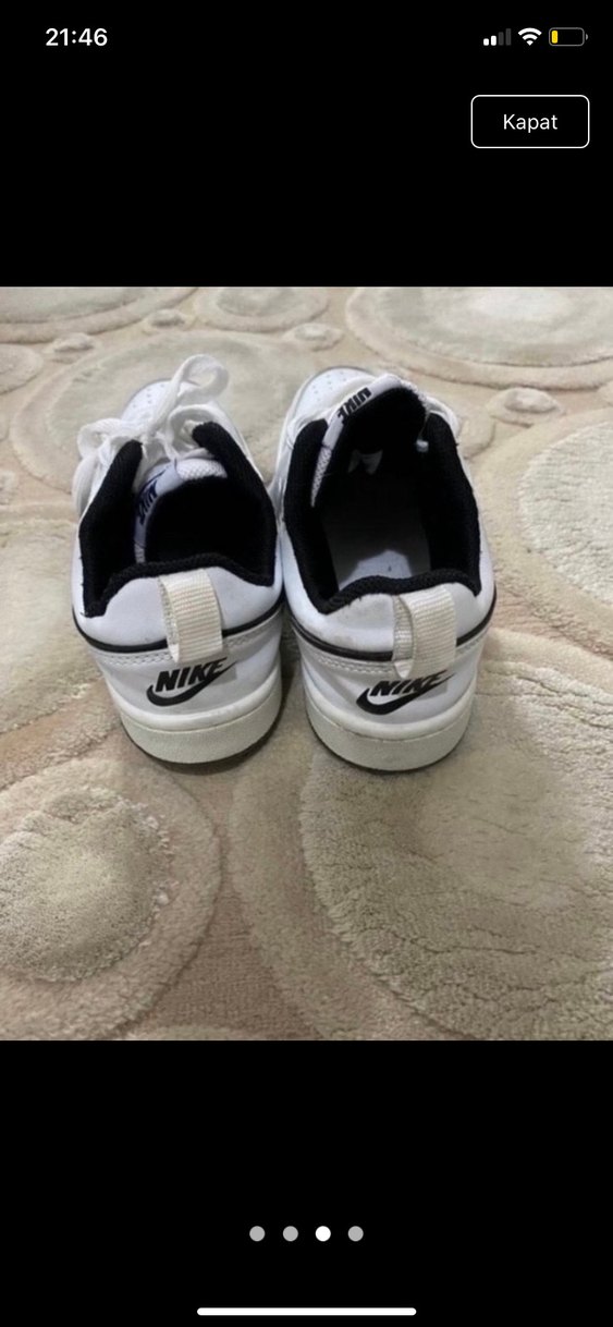 Beyaz Minimalist Kadın Spor Ayakkabı - Görsel 2