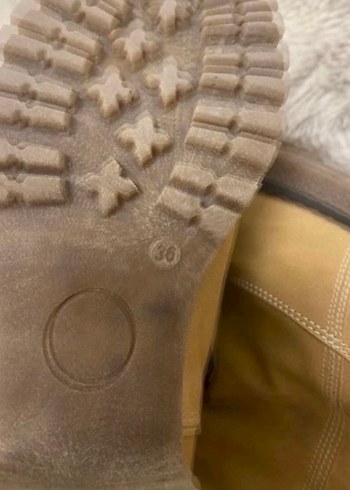 Bej Süet Kadın Dolgu Topuklu Diz Boyu Çizme - Görsel 3