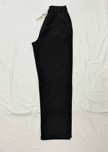 Diğer Giesto Siyah Keten Jogger Pantolon