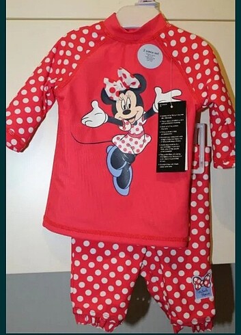 Kız bebek Mickey Mouse mayo