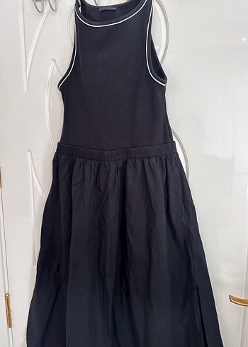 Zara yırtmaçlı elbise