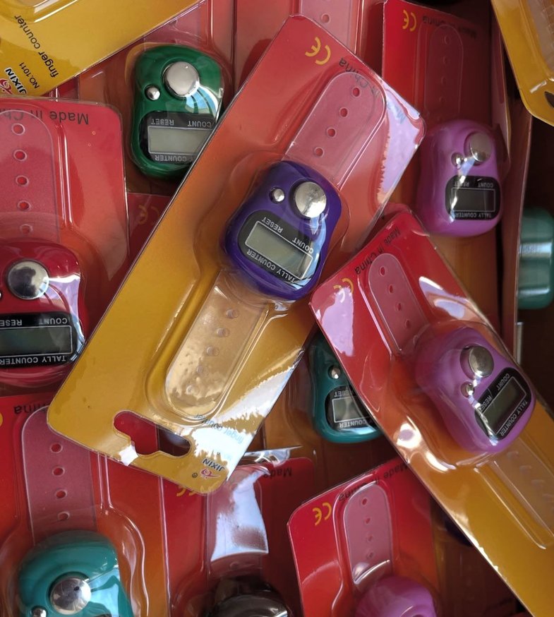 ZİKİRMATİK Renkli Dijital Sayıcı Bileklik - Görsel 2