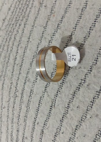 Diğer Elastik Altın Renk Minimalist Kadın Yüzük