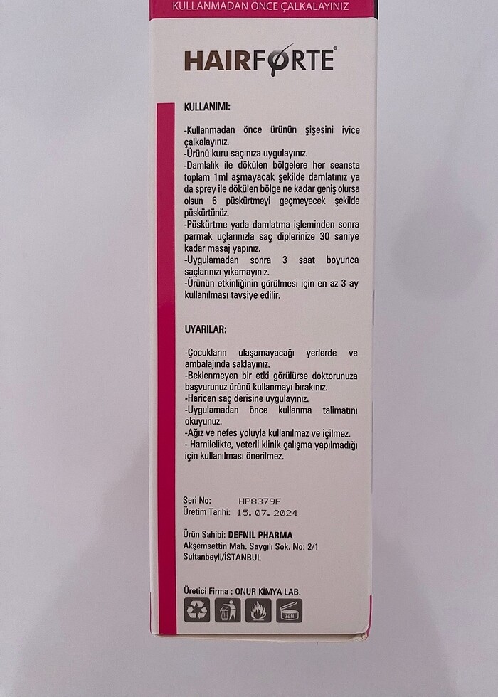 Hairforte procapil sprey - Görsel 3