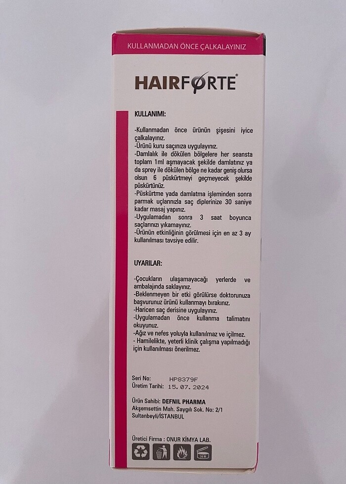 Hairforte procapil sprey - Görsel 4