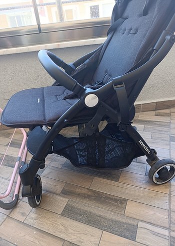 Gri ve kahverengi bebek arabası - Görsel 6