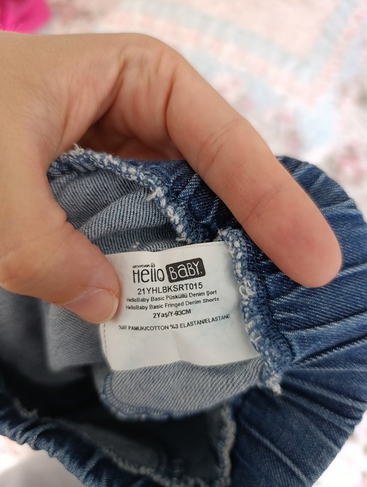 Kızlar için Denim Şort - Görsel 3