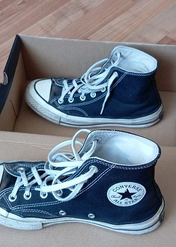 39 Beden Orijinal Converse Chuck 70 Unisex Siyah Sneaker