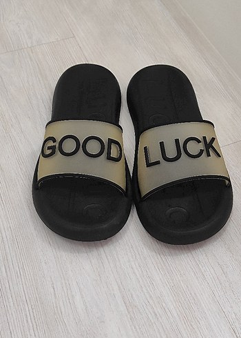 Erkek Parlak Altın Renkli Terlik - Görsel 5