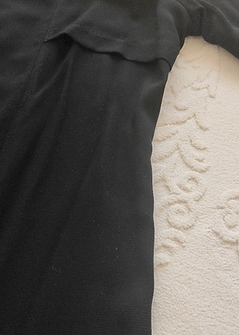 Fermuarlı Siyah Uzun Kadın Kap - Görsel 6