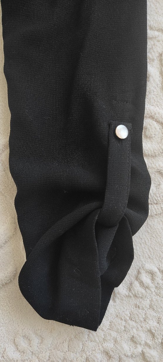 Fermuarlı Siyah Uzun Kadın Kap - Görsel 4