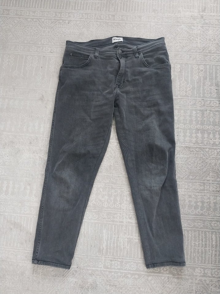 Gri Regular Fit Erkek Denim Pantolon - Görsel 4