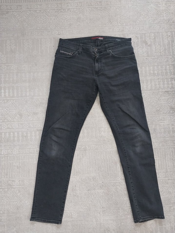 Gri Regular Fit Erkek Denim Pantolon - Görsel 3