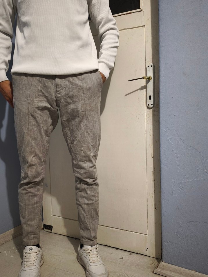 Erkek Keten pantolon - Görsel 3