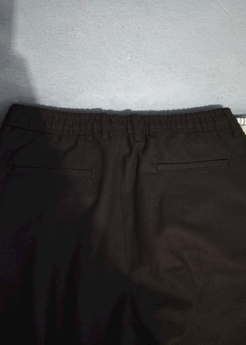 Erkek kahverengi salaş kumaş pantolon(palazzo pantolon) - Görsel 5