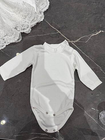 3-6 aylık kız bebek elbise takımı - Görsel 6