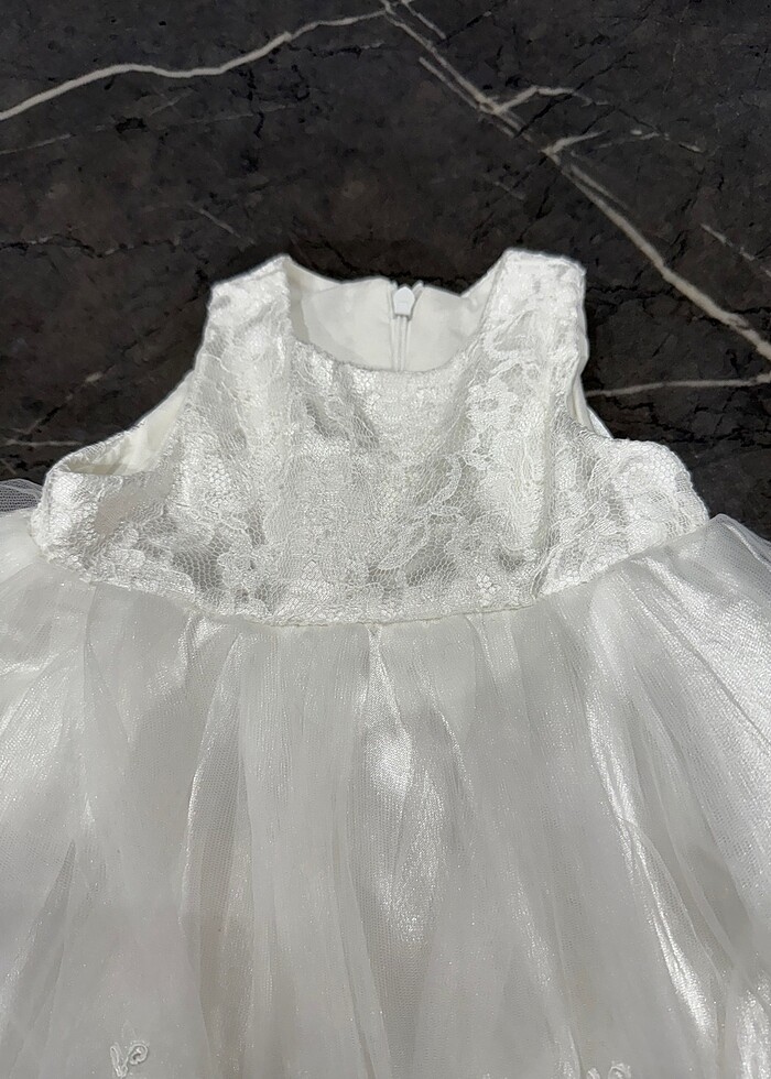 3-6 aylık kız bebek elbise takımı - Görsel 3