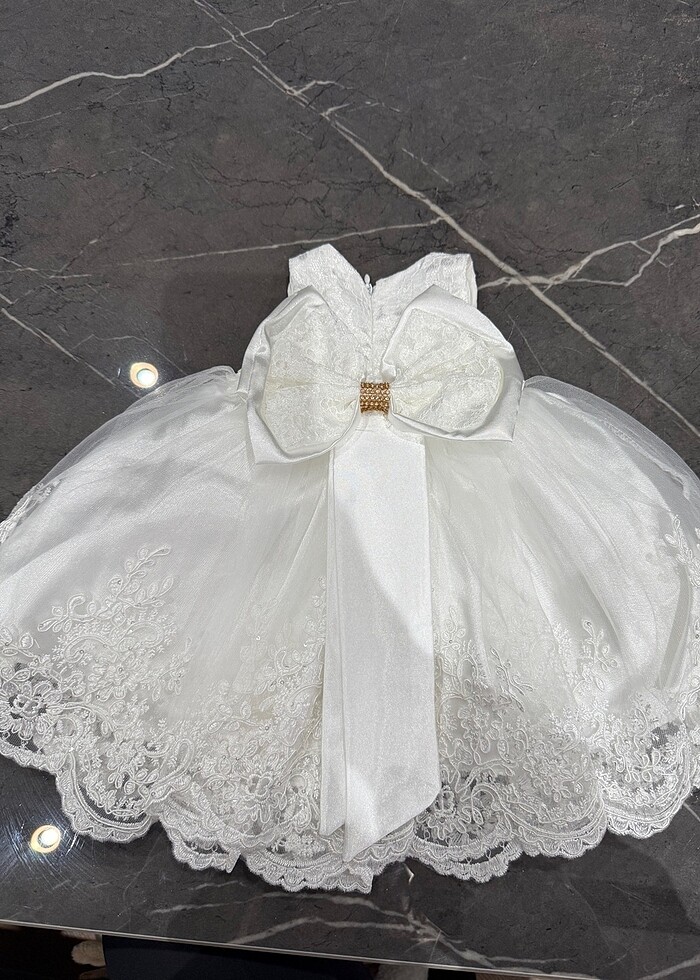 3-6 aylık kız bebek elbise takımı - Görsel 4