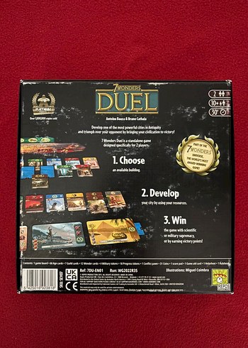  7 Wonders Duel Boardgame