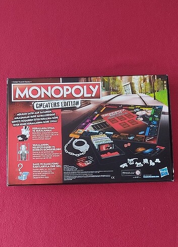 Beden Renk Monopoly Cheaters Edition Boardgame