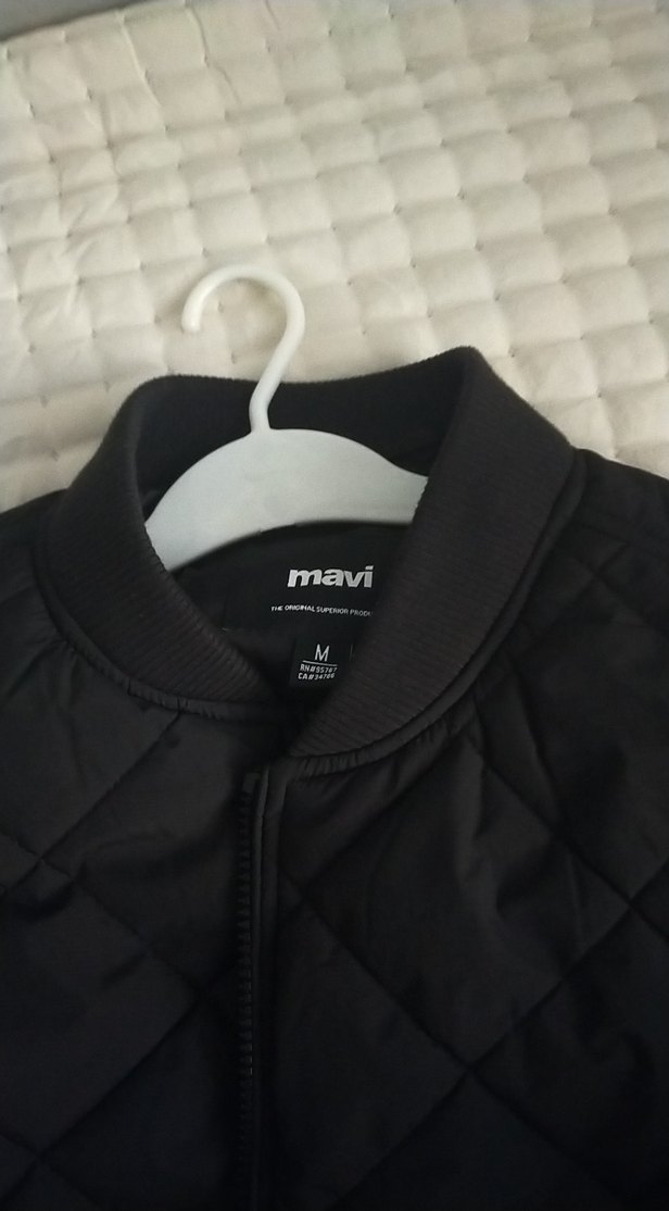 Siyah unisex Fermuarlı Street Wear Ceket - Görsel 2