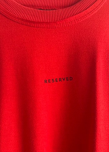 Diğer Kırmızı Oversize Kadın Sweatshirt