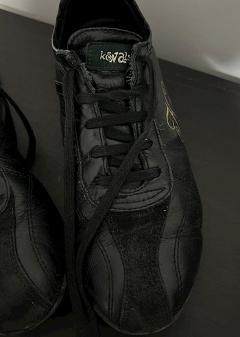 Vintage Deri Siyah kowlaski Tarzı 
 Spor Ayakkabı - Görsel 6
