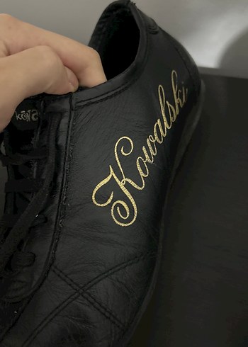 Vintage Deri Siyah kowlaski Tarzı 
 Spor Ayakkabı - Görsel 7