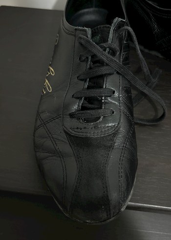 Vintage Deri Siyah kowlaski Tarzı 
 Spor Ayakkabı - Görsel 4