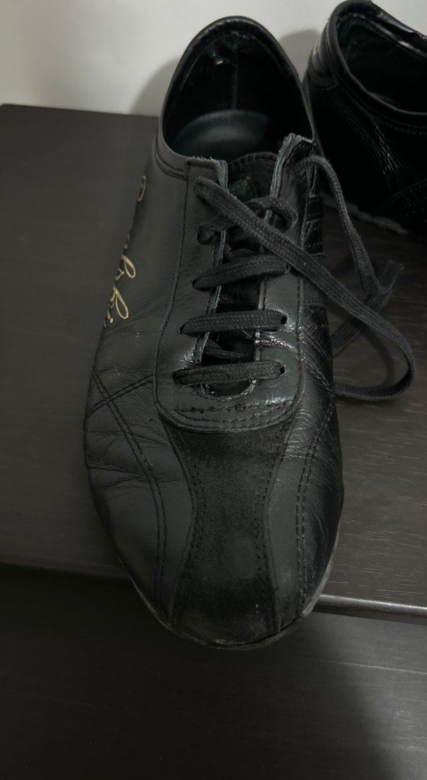 Vintage Deri Siyah kowlaski Tarzı 
 Spor Ayakkabı - Görsel 4