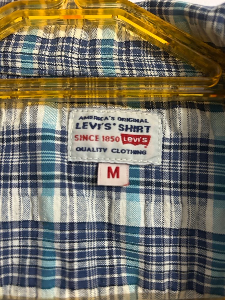 Levis Düğmeli Kısa Kollu vintage Gömlek - Görsel 3