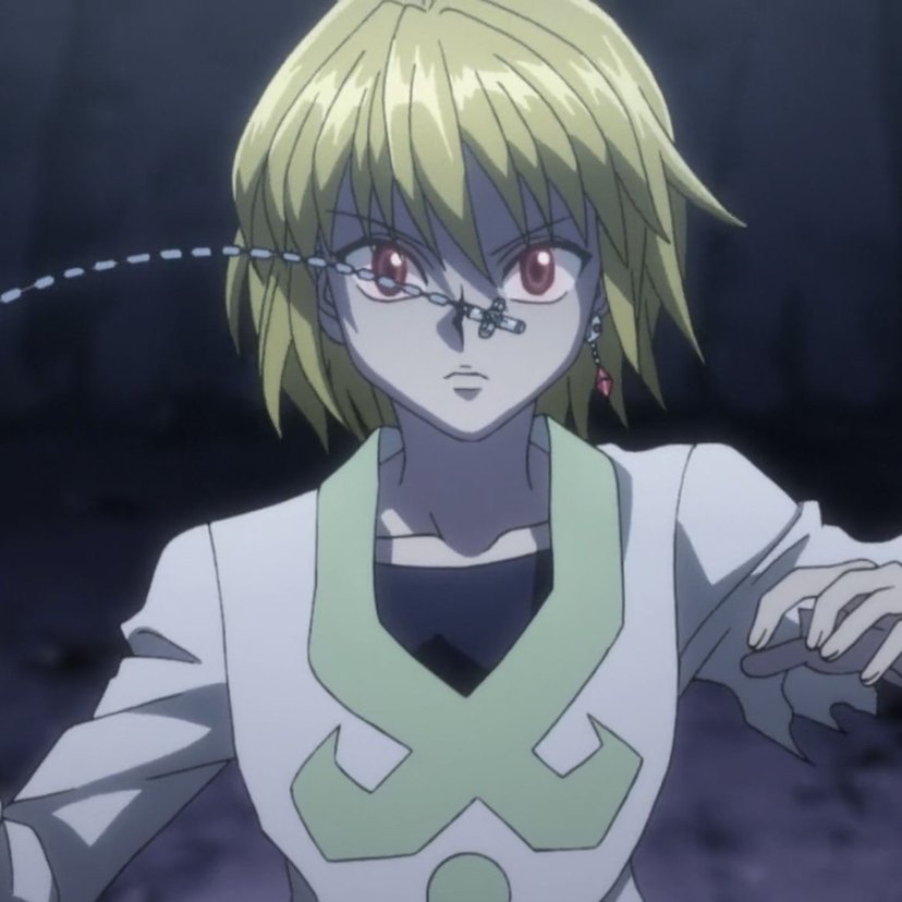 Hxh Kurapika cosplay Kırmızı Zincir Detaylı Midi Küpe - Görsel 3